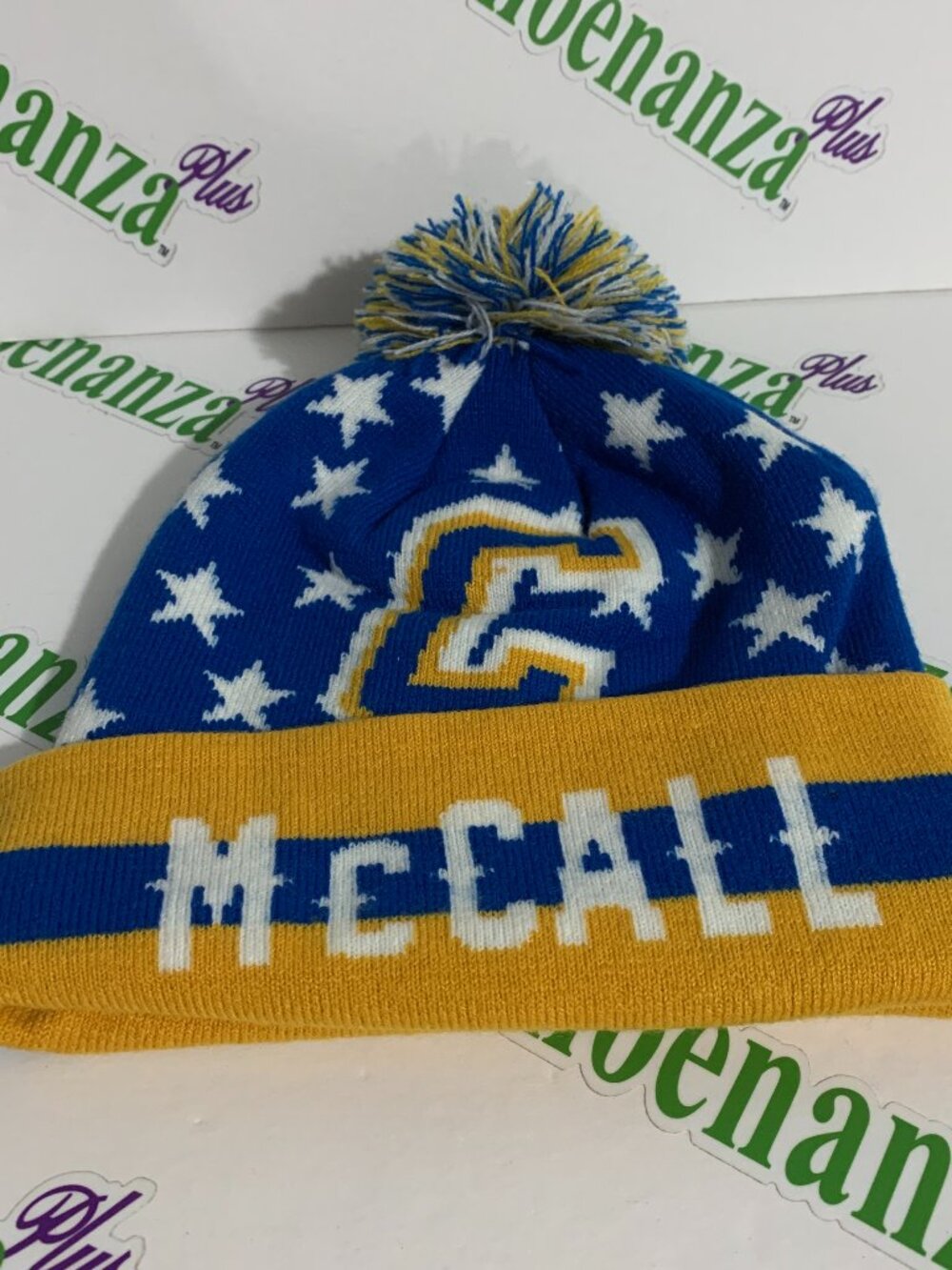 Headgear Classics Beanie Hat Love & Basketball Quincy McCall Knit Cap Pom Blue